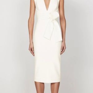 Shona Joy Lucy Plunged Midi Dress